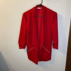 Maurices red blazer